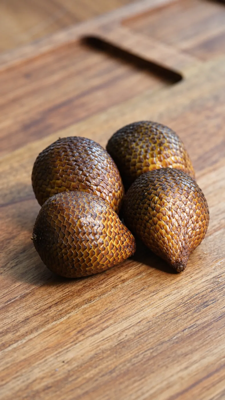 Snake fruit tropical fruit in Puerto Viejo, Costa Rica